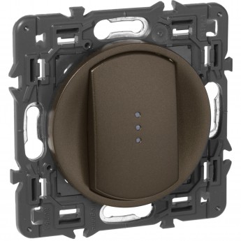 Выключатель LEGRAND Celiane выключатель с подсветкой графит