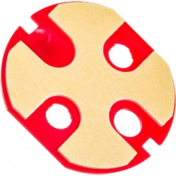 Блокиратор розетки LEGRAND Mosaic 2К+З N, красный