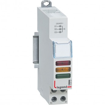 Лампа индикаторная LEGRAND 3xLED красный/зеленый/жёлтый Лампа индикаторная LEGRAND 3xLED красный/зеленый/жёлтый