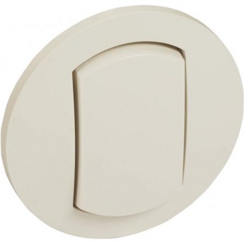 Лицевая панель LEGRAND Celiane для одноклавишного переключателя IP 44, слоновая кость Лицевая панель LEGRAND Celiane для одноклавишного переключателя IP 44, слоновая кость