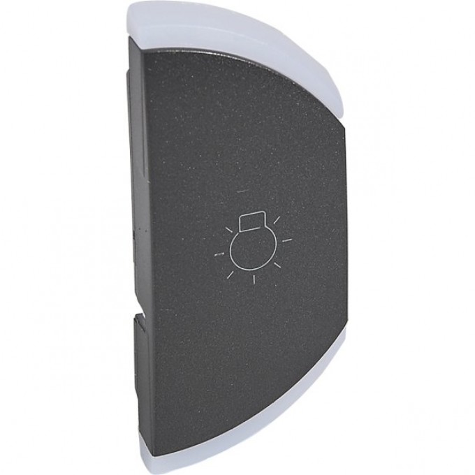 Лицевая панель LEGRAND MyHome SCS 1М "освещение" правая, графит 64849