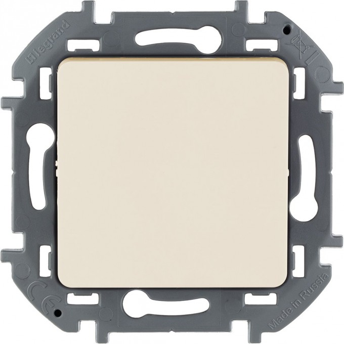 Переключатель без фиксации LEGRAND INSPIRIA кнопка с Н.О./Н.З. контактом 6 A 250 В слоновая кость 673691