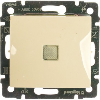 Переключатель LEGRAND Valena промежуточный с подсветкой 10 A 250 В слоновая кость