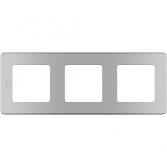 Рамка 3 поста LEGRAND INSPIRIA алюминий
