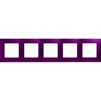 Рамка LEGRAND Etika 5 постов сливовый Рамка LEGRAND Etika 5 постов сливовый