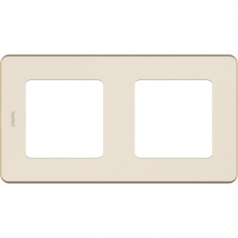 Рамка LEGRAND INSPIRIA 2 поста слоновая кость