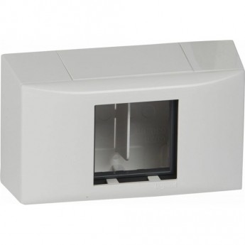 Рамка LEGRAND Mosaic 2 модуля для DLPlus с профилем 20 мм, белая Рамка LEGRAND Mosaic 2 модуля для DLPlus с профилем 20 мм, белая