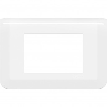 Рамка LEGRAND MOSAIC 3 модуля - белая