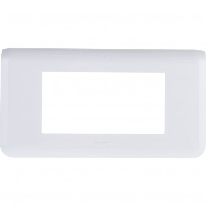 Рамка LEGRAND MOSAIC 4 модуля белая 277814L