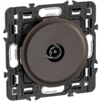 Розетка LEGRAND Celiane TV проходная графит Розетка LEGRAND Celiane TV проходная графит