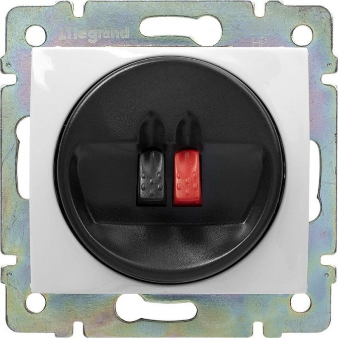 Розетка LEGRAND для колонок Valena одиночная слоновая кость 774123