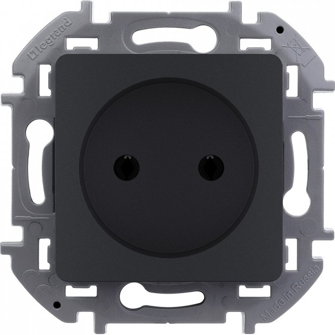 Розетка LEGRAND INSPIRIA 2К 16 А 250 В антрацит 673713
