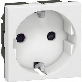Розетка LEGRAND MOSAIC 2К+З нем. ст., безвинтовые зажимы Розетка LEGRAND MOSAIC 2К+З нем. ст., безвинтовые зажимы