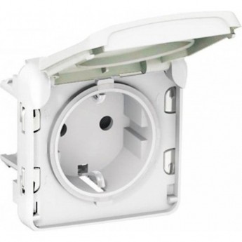Розетка LEGRAND Plexo с заземлением 16A, с винтовыми зажимами, IP55, белый Розетка LEGRAND Plexo с заземлением 16A, с винтовыми зажимами, IP55, белый