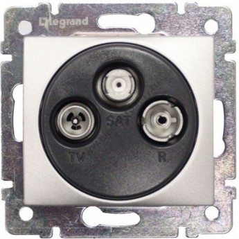 Розетка LEGRAND TV-FM-SAT Valena звезда 1.5 дБ 2400 МГц алюминий Розетка LEGRAND TV-FM-SAT Valena звезда 1.5 дБ 2400 МГц алюминий