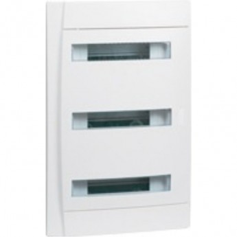 Щит распределительный LEGRAND PRACTIBOX встраиваемый ЩРв-П-36 пластиковый белый прозрачная дверь IP40 бел без шины Щит распределительный LEGRAND PRACTIBOX встраиваемый ЩРв-П-36 пластиковый белый прозрачная дверь IP40 бел без шины