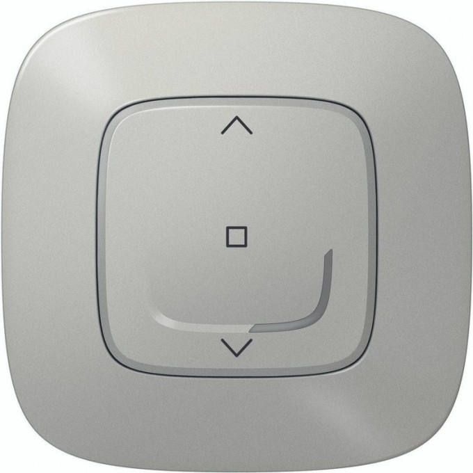 Умный выключатель рольставней LEGRAND Valena Allure with NETATMO 500 ВА 230В, алюминий 752790