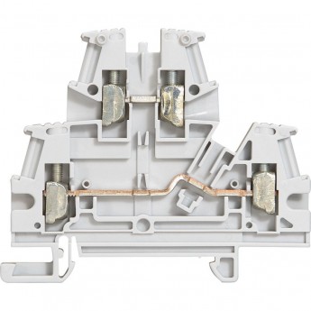 Винтовая клемма LEGRAND Viking 3 - двухполюсная - двухъярусная - шаг 6 мм - серый Винтовая клемма LEGRAND Viking 3 - двухполюсная - двухъярусная - шаг 6 мм - серый