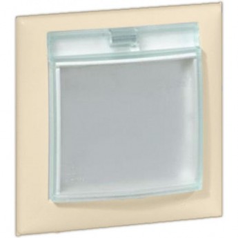 Влагозащищённая рамка LEGRAND Valena IP 44 с крышкой слоновая кость