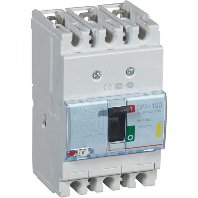 Выключатель автоматический LEGRAND DPX3 125А 3П 16кА 420006
