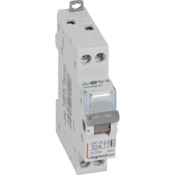 Выключатель-разъединитель LEGRAND DX3-IS 2п 32А 1модуль Выключатель-разъединитель LEGRAND DX3-IS 2п 32А 1модуль