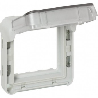 Адаптер LEGRAND Plexo для двухмодульных механизмов Mosaic с дымчатой крышкой