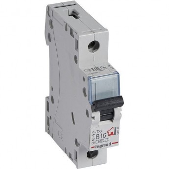 Автоматический выключатель LEGRAND TX³ 6000 6 кА тип B 1П 230/400 В 16А 1 модуль белый Автоматический выключатель LEGRAND TX³ 6000 6 кА тип B 1П 230/400 В 16А 1 модуль белый