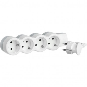 Многорозеточный блок LEGRAND 'Стандарт' 5 x 2К+З с кабелем длиной 5 м белый