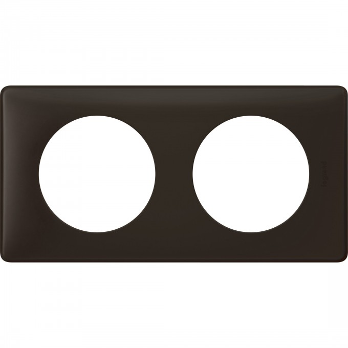 Рамка LEGRAND Celiane 2 поста Чёрная перкаль 066742