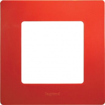 Рамка LEGRAND Etika 1 пост красный Рамка LEGRAND Etika 1 пост красный