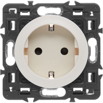 Розетка LEGRAND Celiane силовая 2К+З на винтах белый Розетка LEGRAND Celiane силовая 2К+З на винтах белый