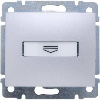 Выключатель LEGRAND Valena для гостиничных номеров стандарт алюминий